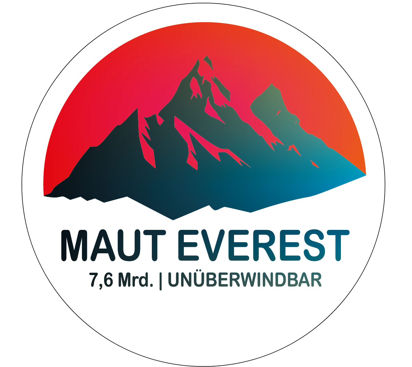 Maut Everst Kampagne Logo Berg